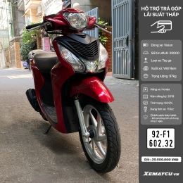 Xe Máy Honda Vision 110CC 2018 Đỏ ( 92F1-602.32 )