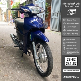 Xe Máy Honda Wave 110CC 2022 xanh ( 29H2-341.82 )